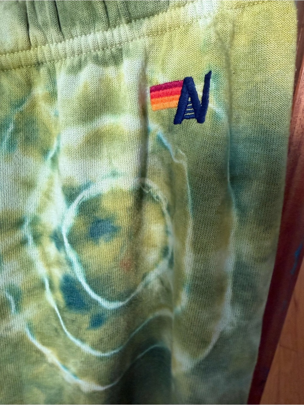 Aviator Nation Yellow-Green Tie-Dye Sweatshirt - Picture 4 of 11